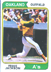 1974 Topps Baseball Cards      130     Reggie Jackson